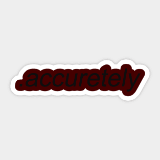 .exactly Sticker